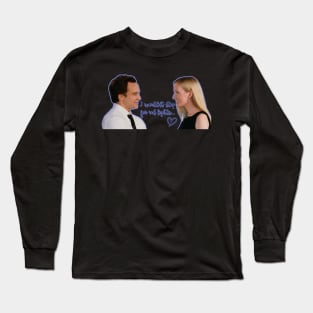 West Wing Josh and Donna Red Lights Long Sleeve T-Shirt